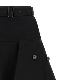 Burberry Trench Skirt Black