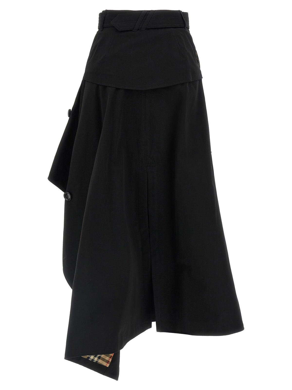 Burberry Trench Skirt Black, view 2