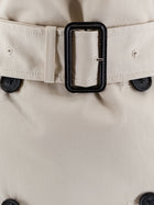 Toteme Women's Trench Washed Cotton Beige, view 5