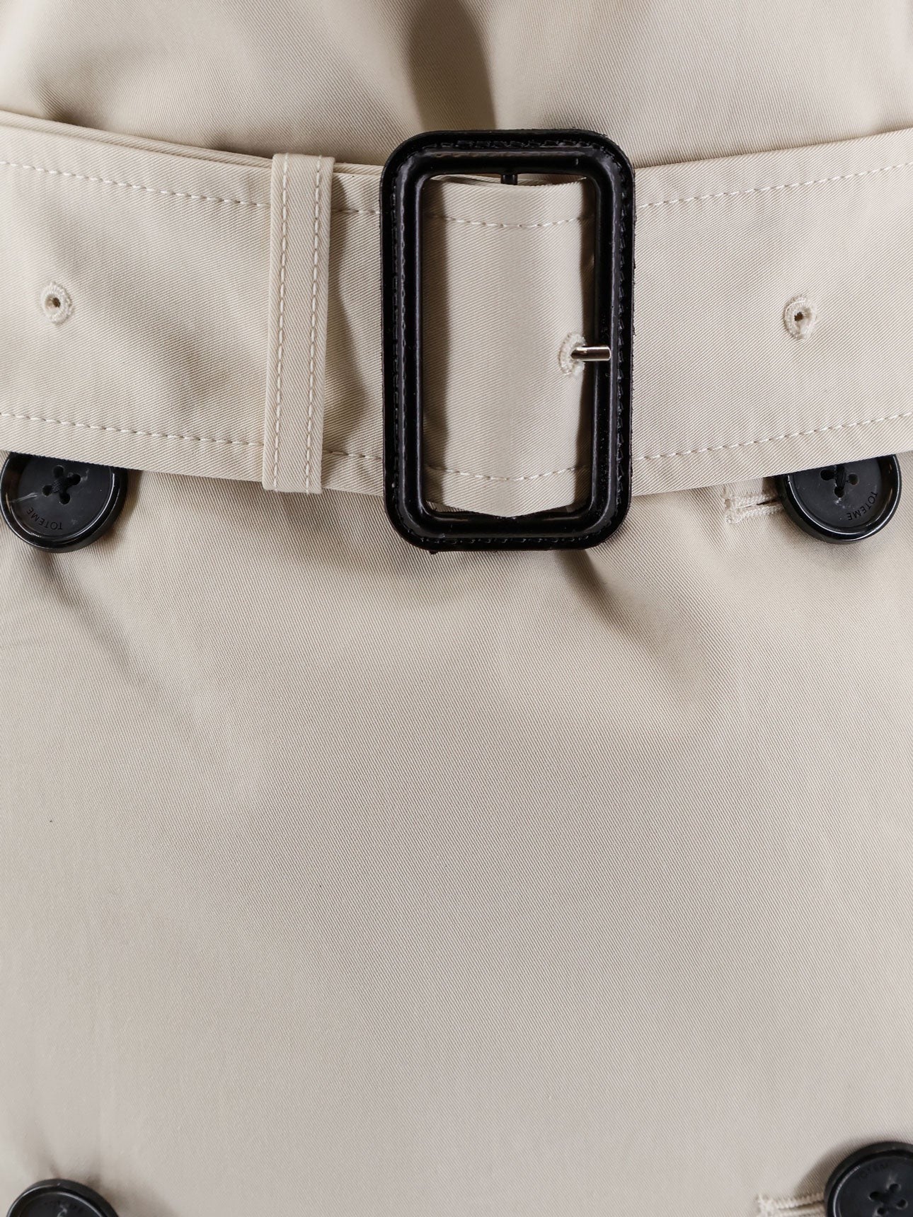 Toteme Women's Trench Washed Cotton Beige