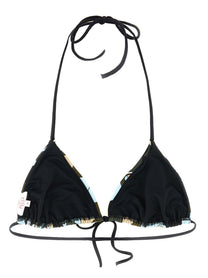 Emilio Pucci Triangle Bikini Top Gold
