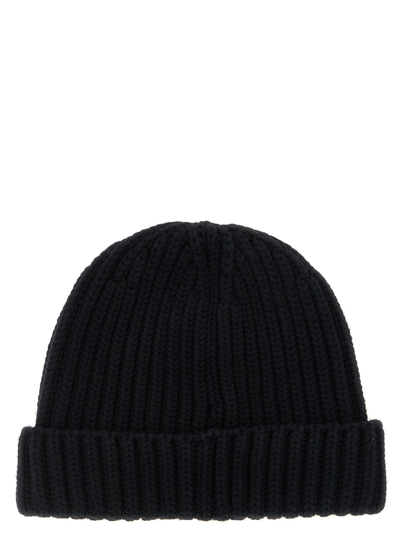 Prada Triangle Beanie Black