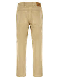 PRADA Triangle Jeans Beige