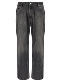 PRADA Triangle Jeans Black