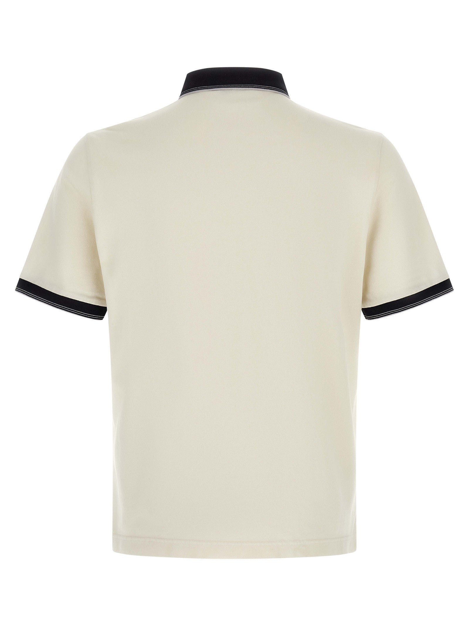 PRADA Triangle Polo Shirt White