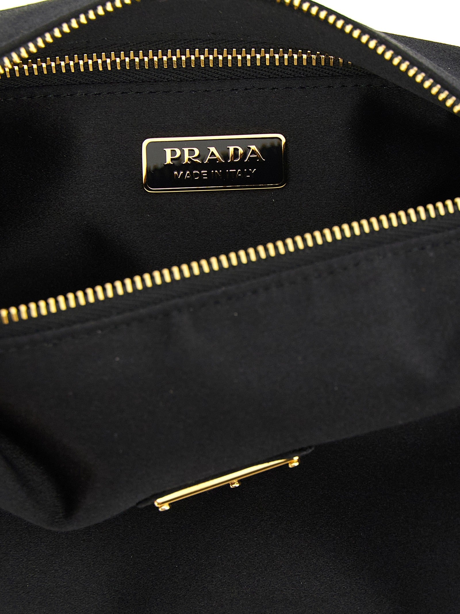 PRADA Triangle Shoulder Bag Black