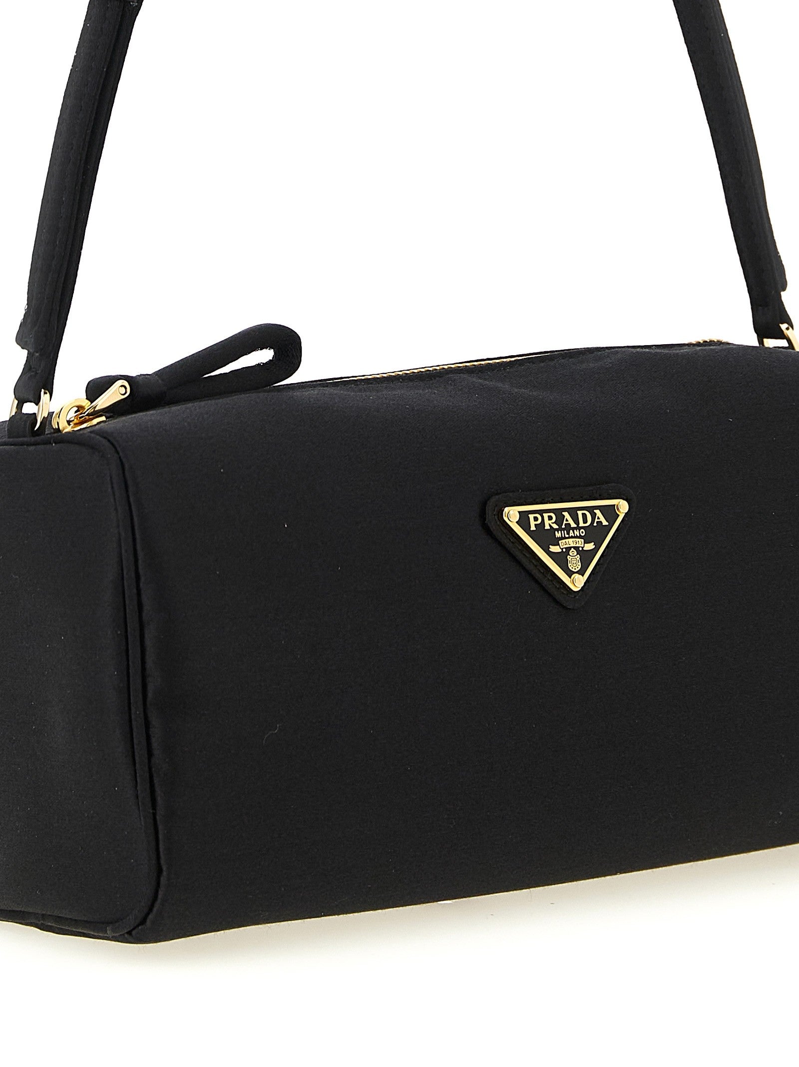 PRADA Triangle Shoulder Bag Black
