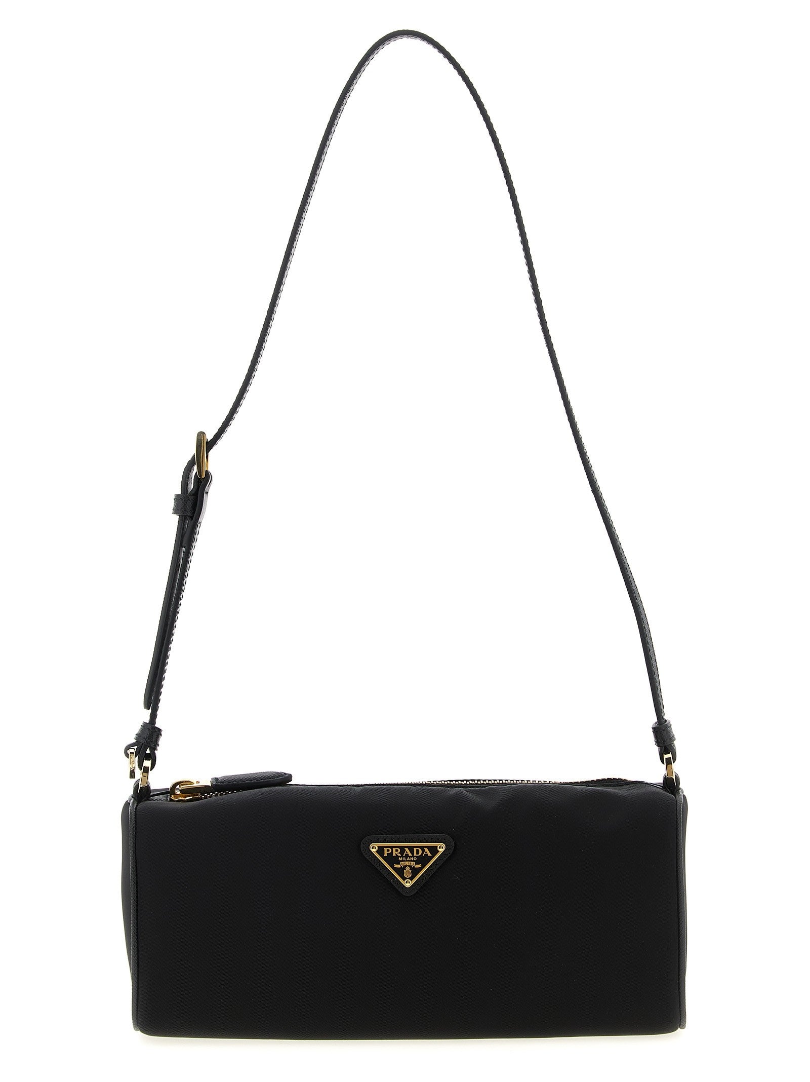 PRADA Triangle Shoulder Bag Black