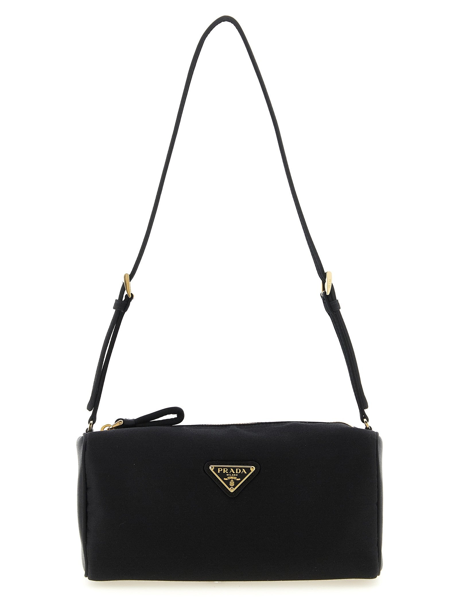 PRADA Triangle Shoulder Bag Black