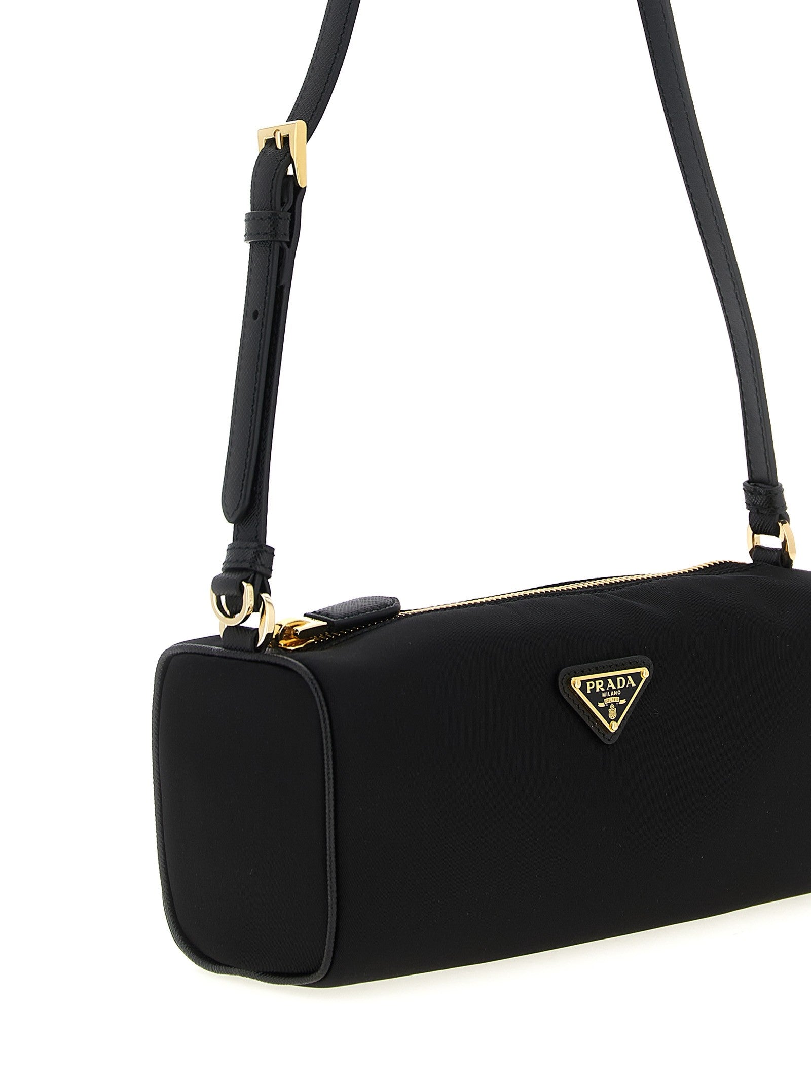 PRADA Triangle Shoulder Bag Black