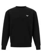 PRADA Triangle Sweatshirt Black