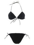 ALLIS Triangle Plisse Bikini Black, view 2