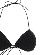 ALLIS Triangle Plisse Bikini Black, view 3