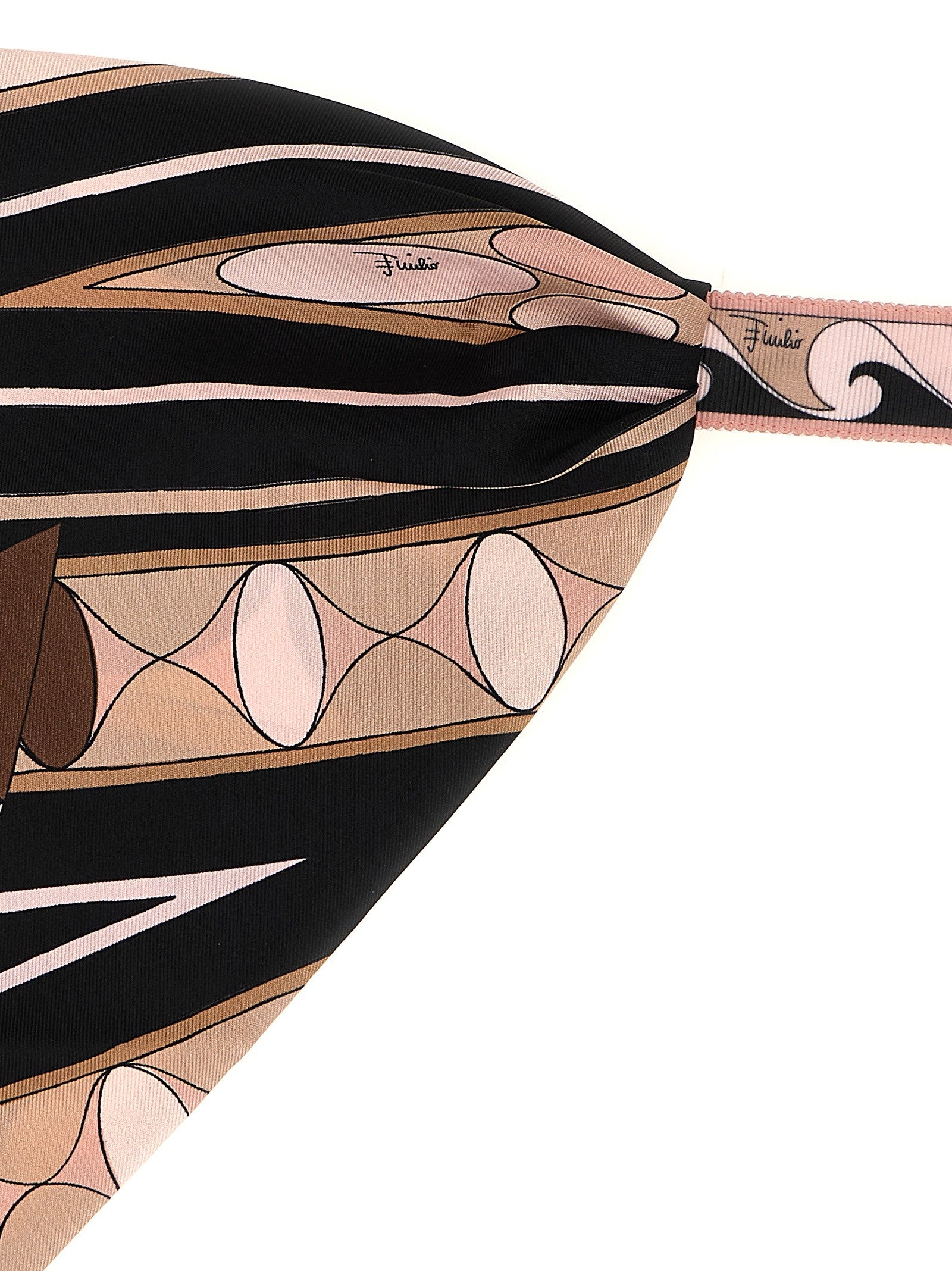 Emilio Pucci Triangle Scarf Blue