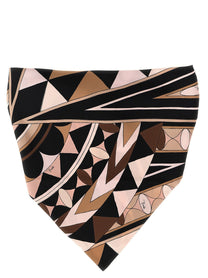 Emilio Pucci Triangle Scarf Blue
