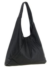 Maison Kitsuné Triangle Shoulder Bag Black
