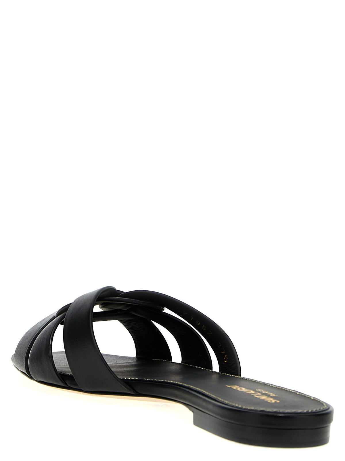 Saint Laurent Tribute Nu Pieds Sandals Black, view 3