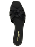 Saint Laurent Tribute Nu Pieds Sandals Black, view 4