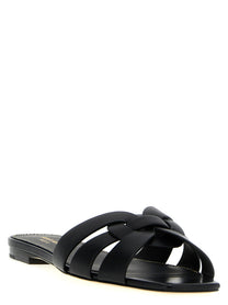 Saint Laurent Tribute Nu Pieds Sandals Black, view 2