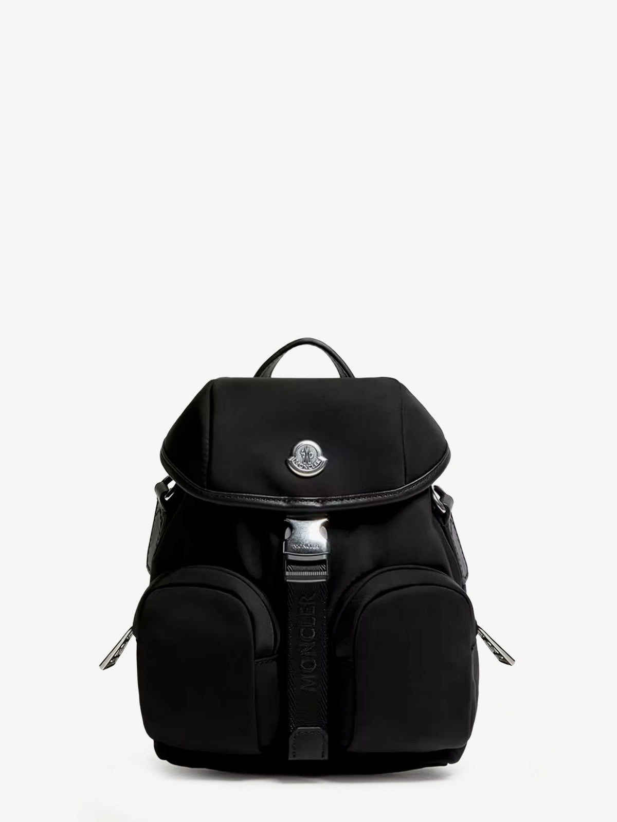 Moncler Women's Trick Nylon Crossbody Bag Black
