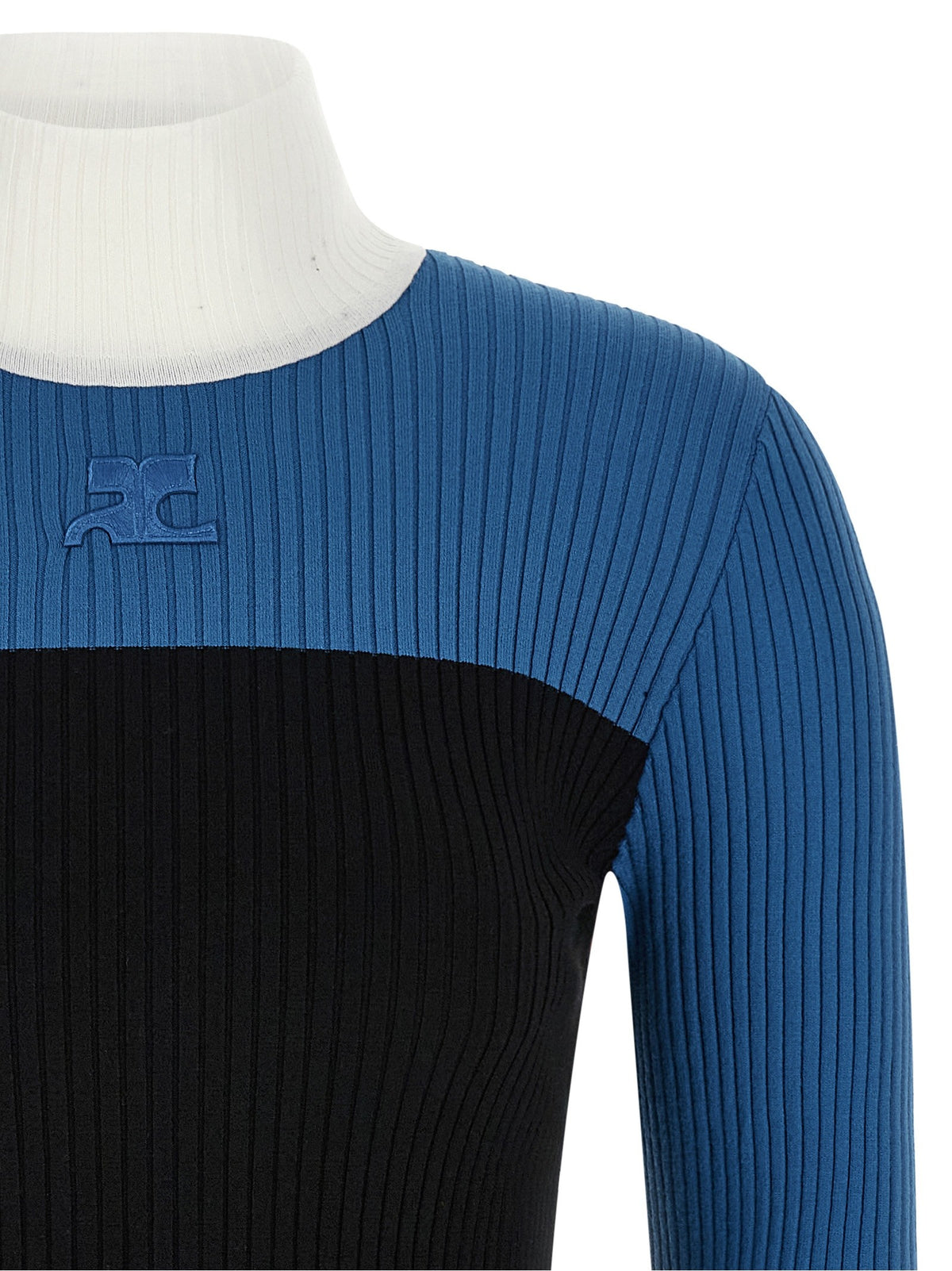 courrèges Tricolor Jersey Gold, view 3