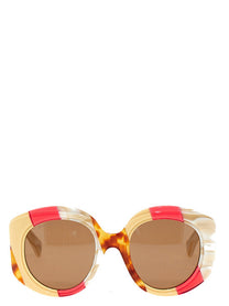 Gucci Tricolor Sunglasses Gold