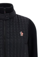 Moncler Grenoble Tricot Cardigan Black, view 3