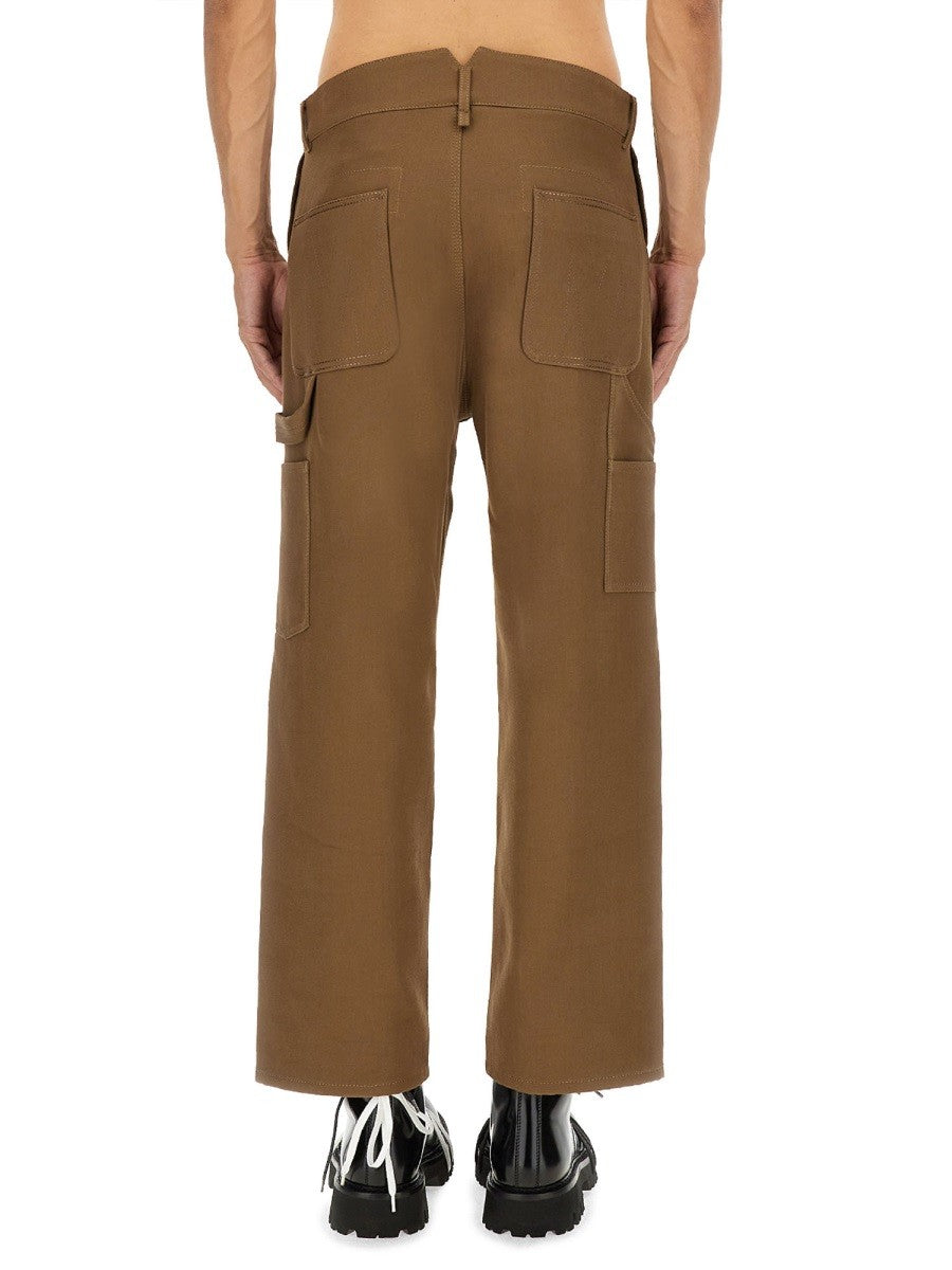 Moschino Men's Tricot Pants Brown