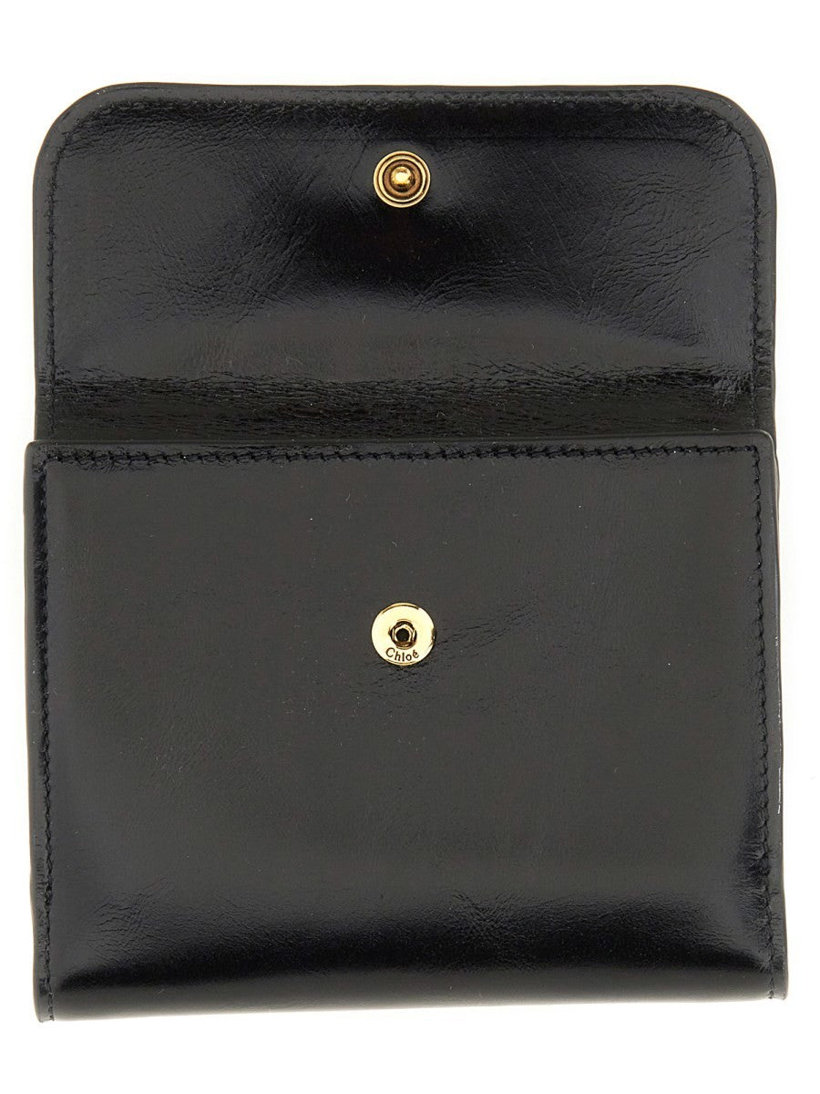 Chloé Women's Trifold Wallet Chloé Small Black