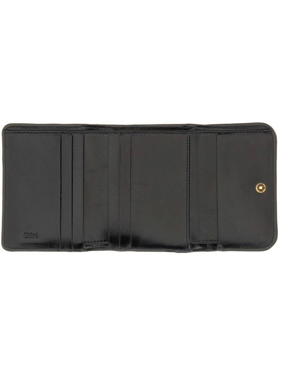 Chloé Women's Trifold Wallet Chloé Small Black