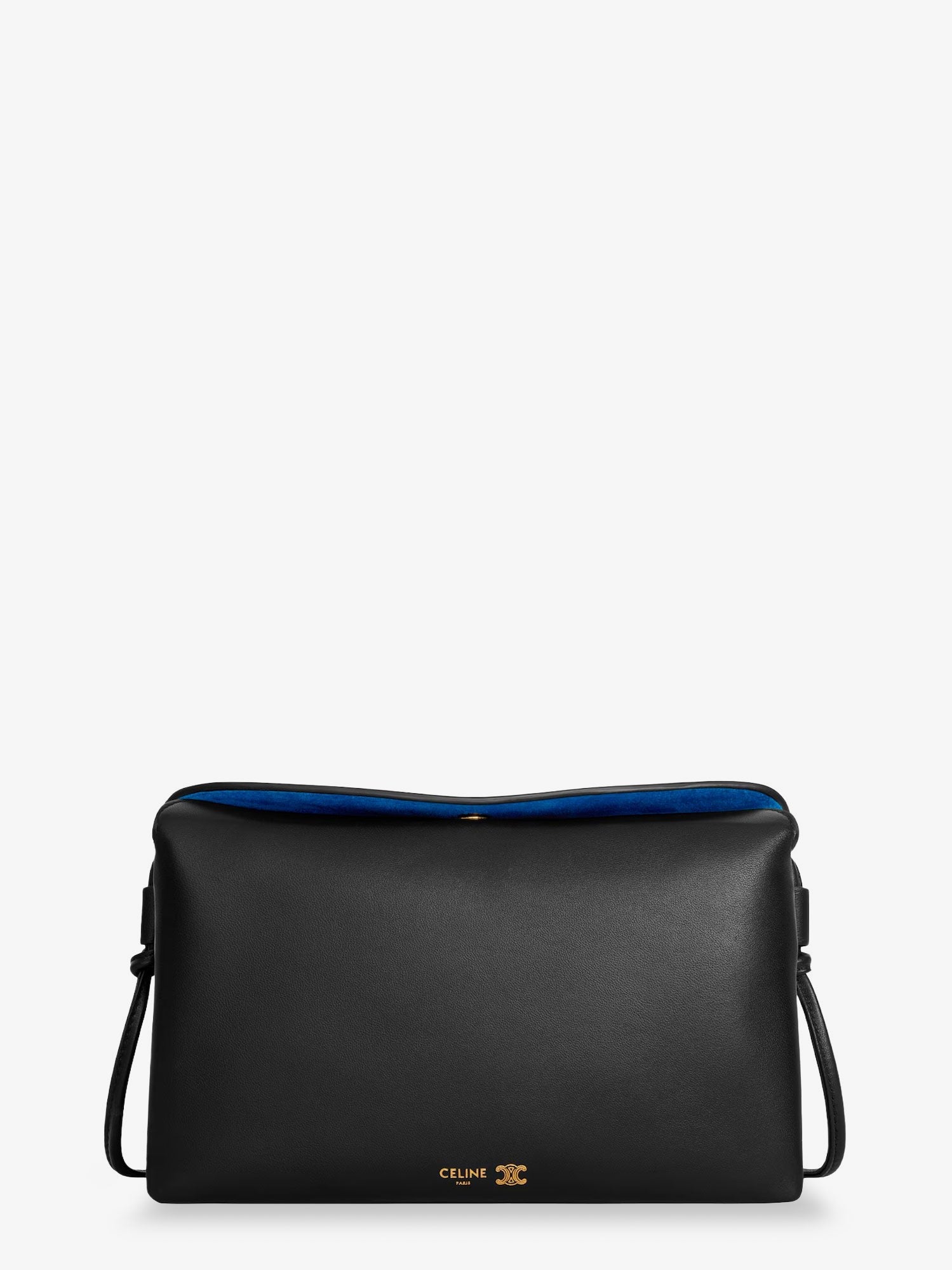 Celine Women's Trio Leather Crossbody Bag Black