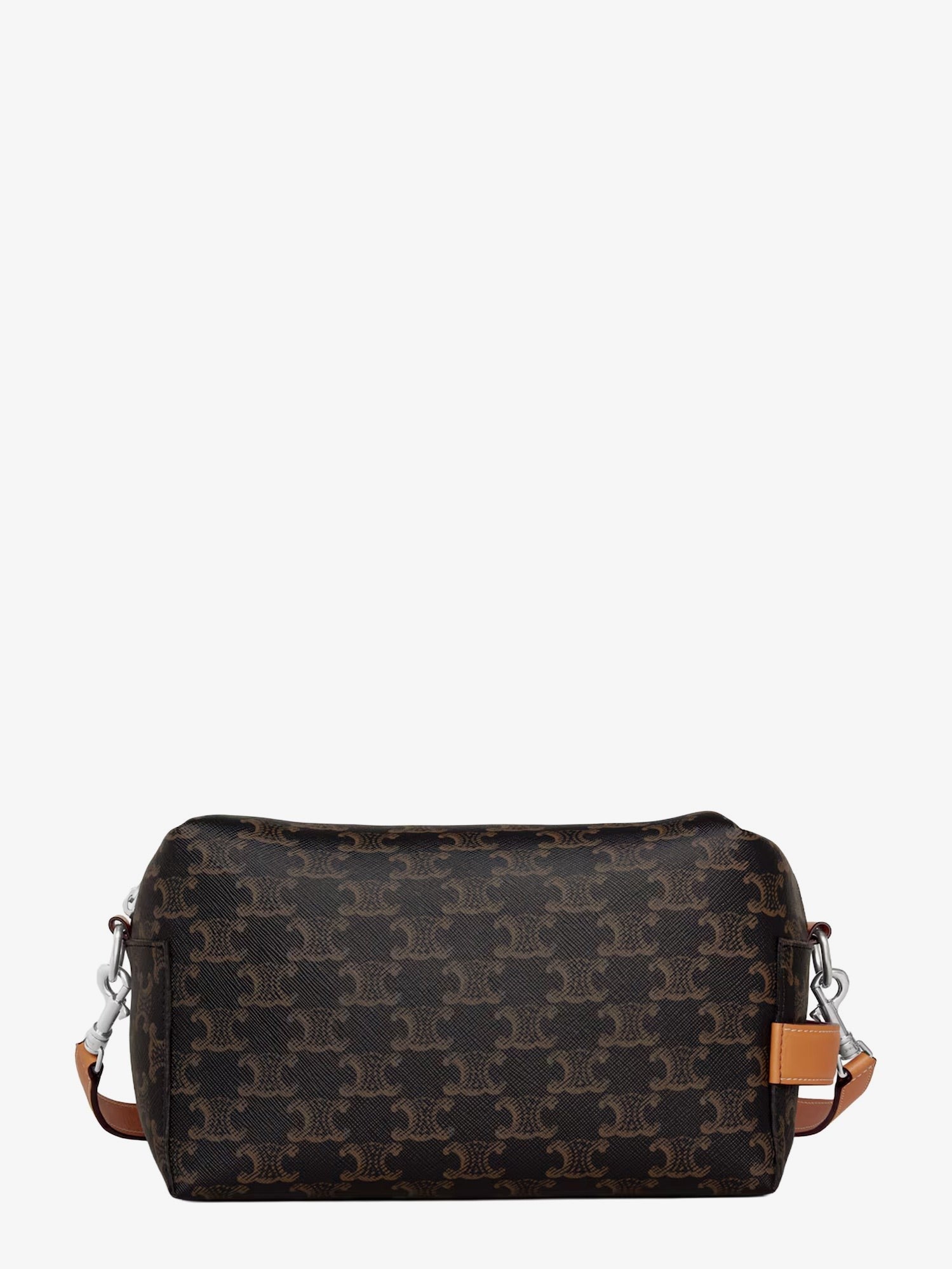 Celine Men's Triomphe Canvas Crossbody Bag Beige