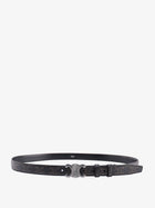 Celine Men's Triomphe Coated Canvas Belt Black