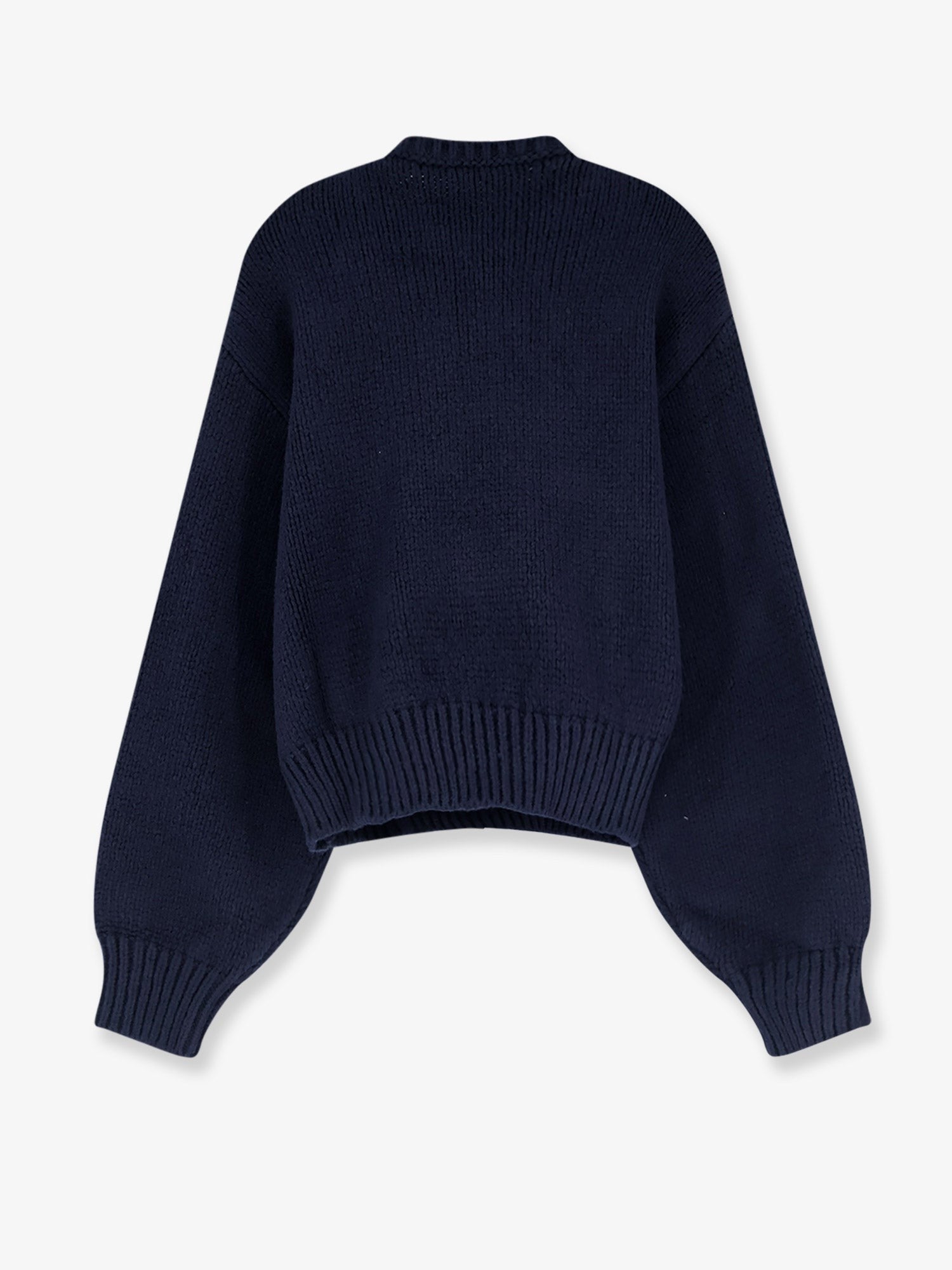 Celine Women's Triomphe Cotton Blend Sweater White