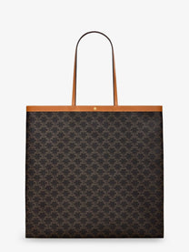 Celine Men's Triomphe Fabric Shopper Bag MIEL
