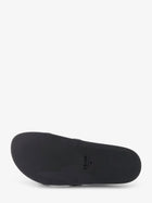 Celine Men's Triomphe Slide Leather Sandals Black, view 4