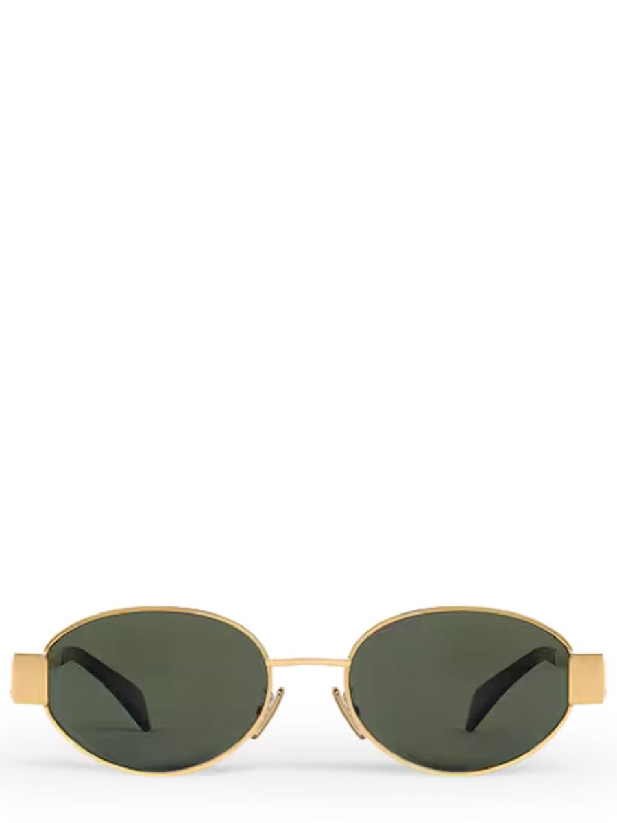 Celine Women's Triomphe Metal Sunglasses Gold