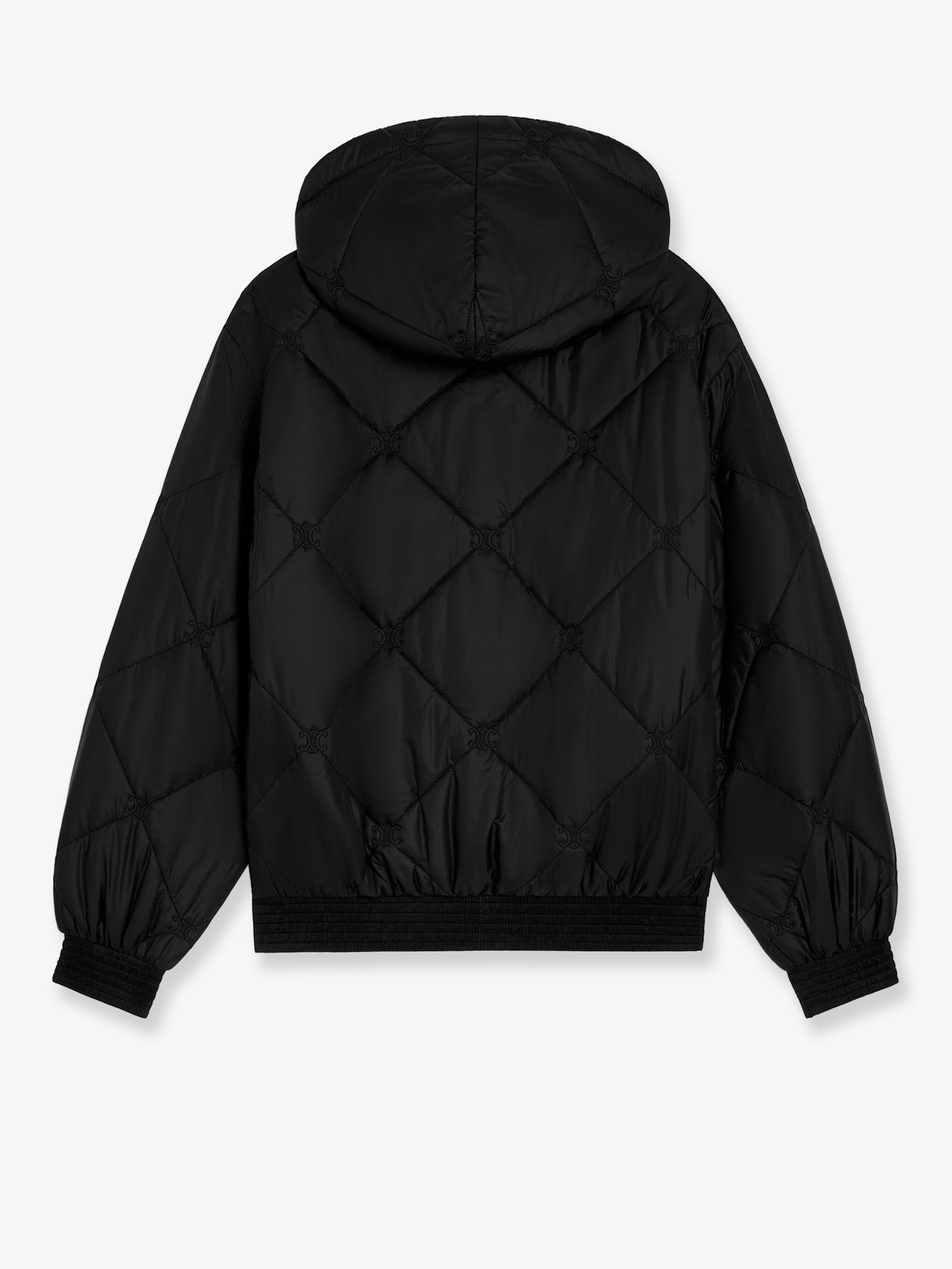 Celine Men's Triomphe Quilted Jacket Black Celine
