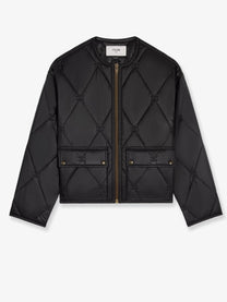 Celine Women's Triomphe Quilted Jacket Black Celine