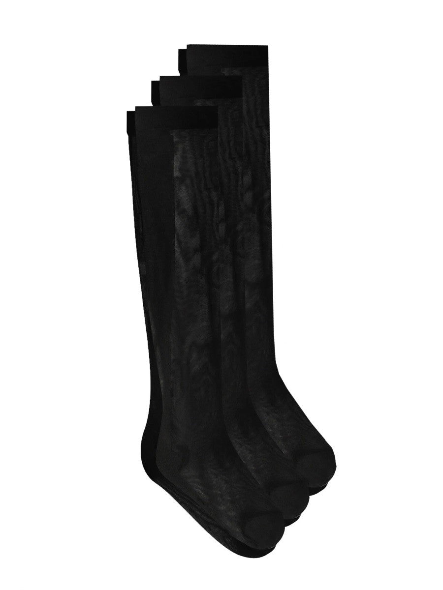 Dolce &amp; Gabbana Women's Tripack Calze Con Black