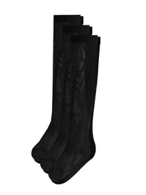 Dolce &amp; Gabbana Women's Tripack Calze Con Black