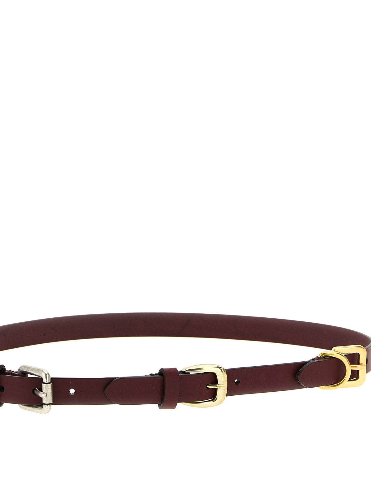 ETRO Triple Buckle Belt Red, view 3