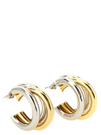 Rabanne Triple Hoop Earrings Gold