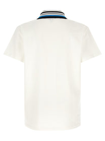 Loewe Triple Layer Collar Polo Shirt White