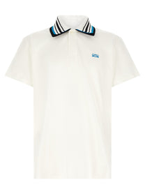 Loewe Triple Layer Collar Polo Shirt White