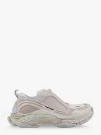 Balenciaga Women's Triple S2 Gandient Mesh and Nylon Inserts White