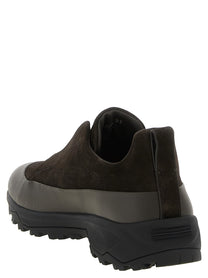 Zegna Triple Stitch Monte Sneakers Brown