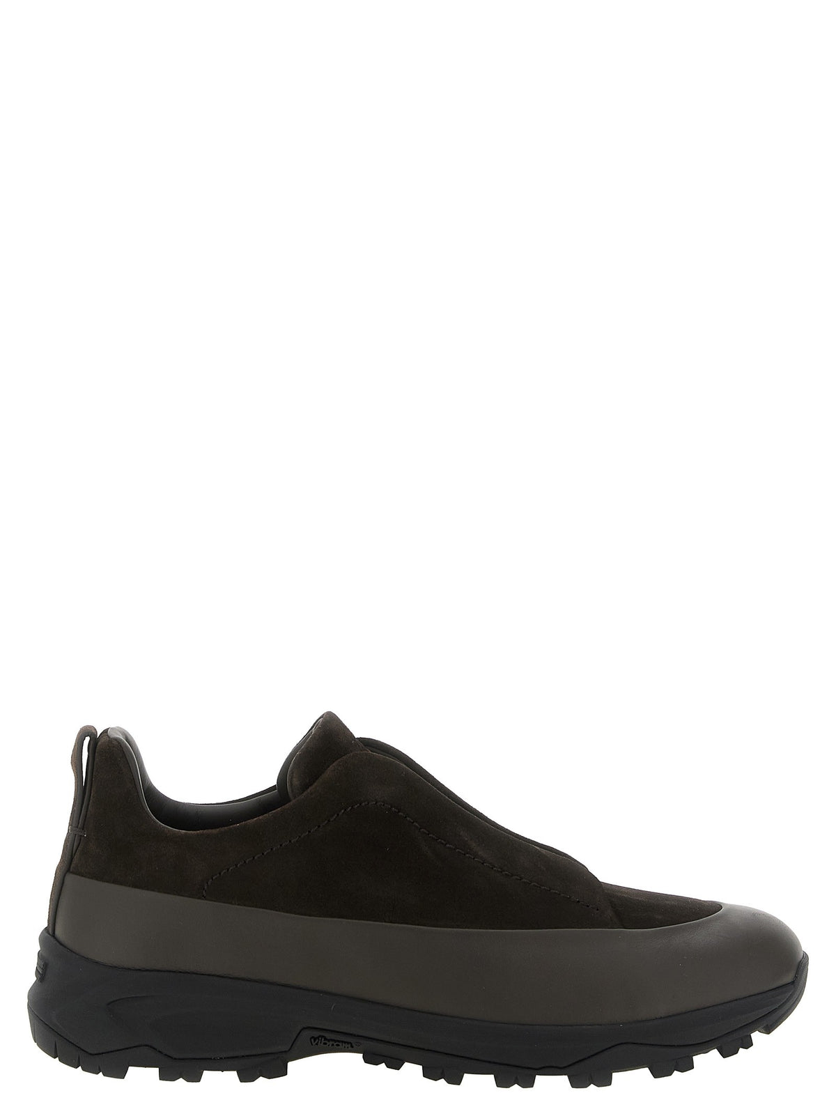 Zegna Triple Stitch Monte Sneakers Brown