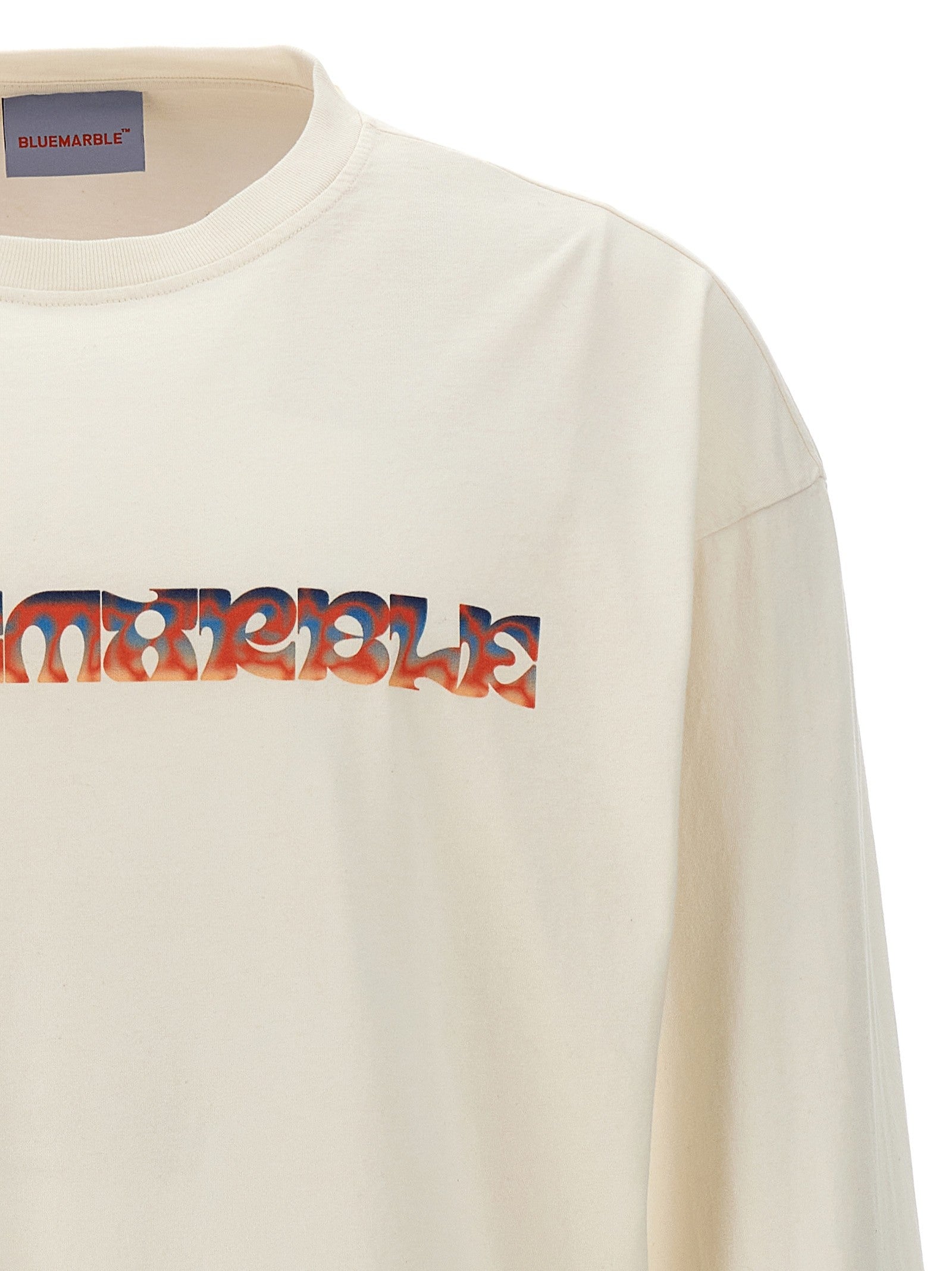 Bluemarble Trippy Leaves Shirt White