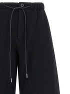 Sacai Women's Cotton Trousers Black, view 3